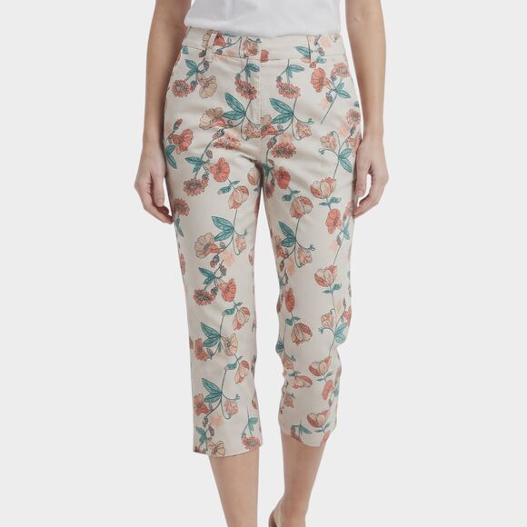 St. John's Bay Pants - St Johns Bay Mid Rise Capri Pants Size 12 Womens Casual Stretch Cropped